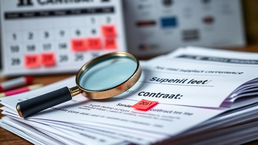 Vertrags-Frühwarnsystem für Lieferantenverträge